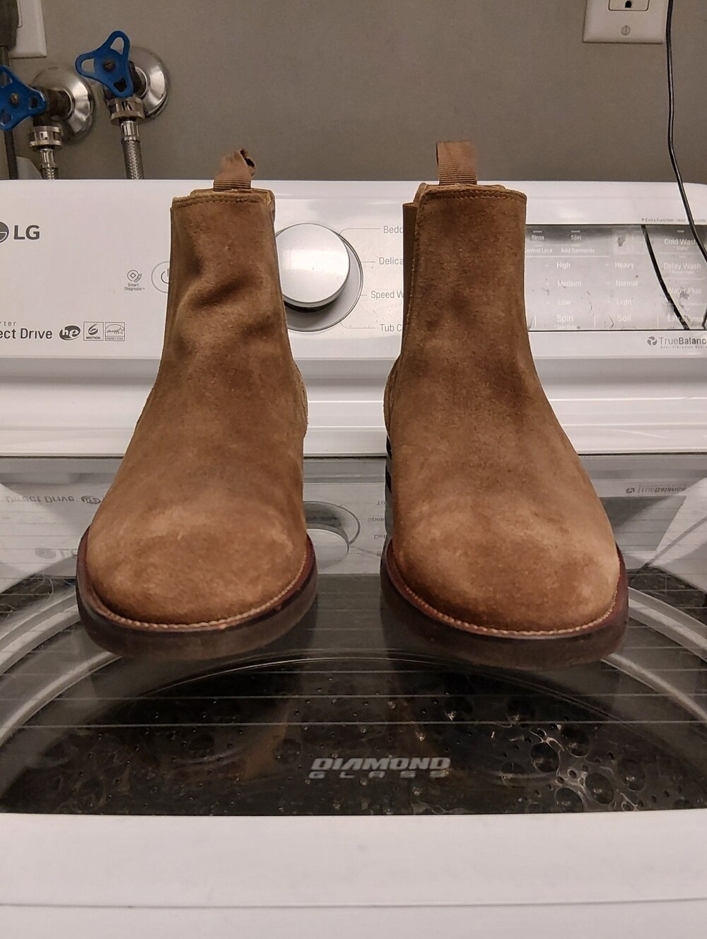 Massimo Dutti Men's Suede Chelsea Boots - Brown